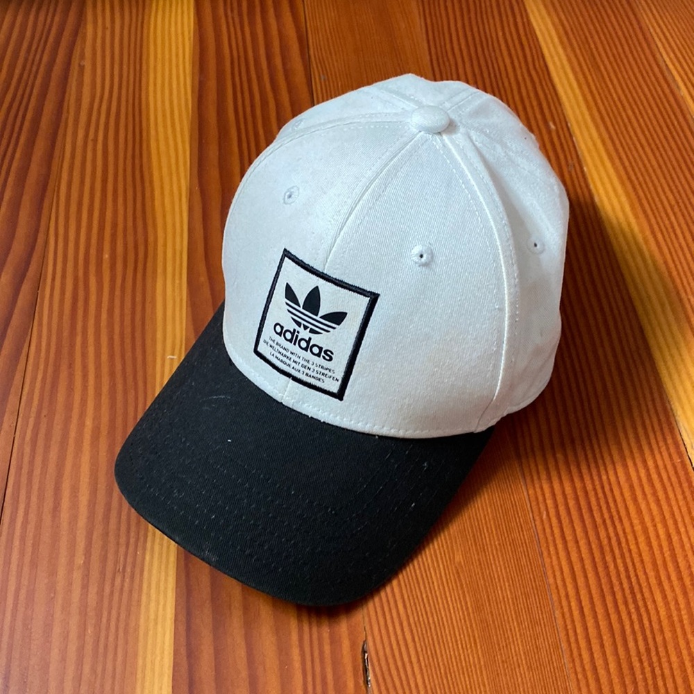 White adidas baseball cap